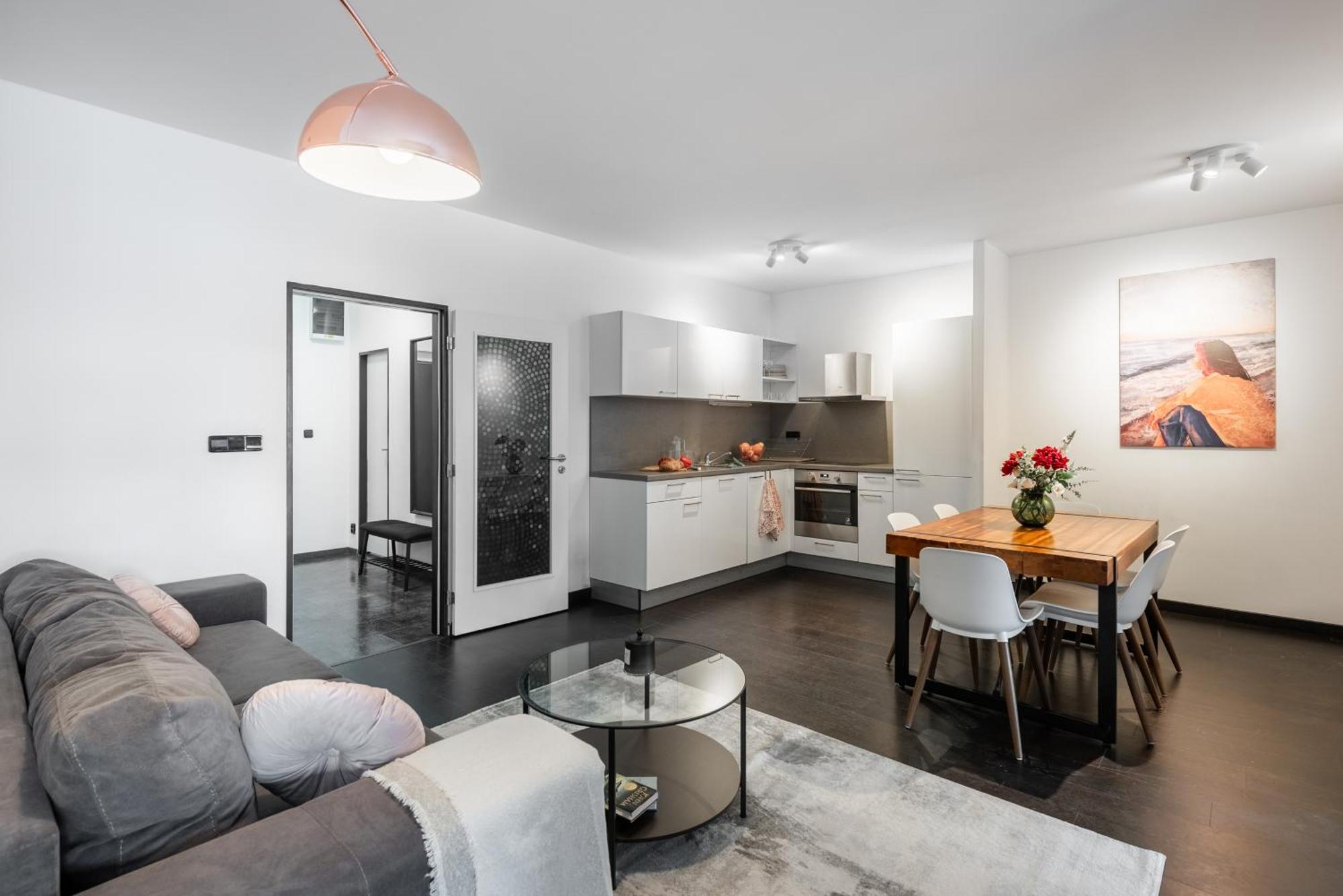 Spacious Apartments Near Karlin Square 프라하 외부 사진